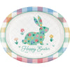 Cottage Easter 12in Oval Paper Plates 8ct | Easter