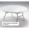 Stay Put White Round Table Cover | Solids