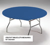 Royal Blue Stay Put Table Cover 60