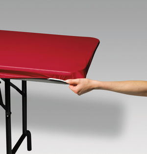 Red Stay Put Table Cover | Solids