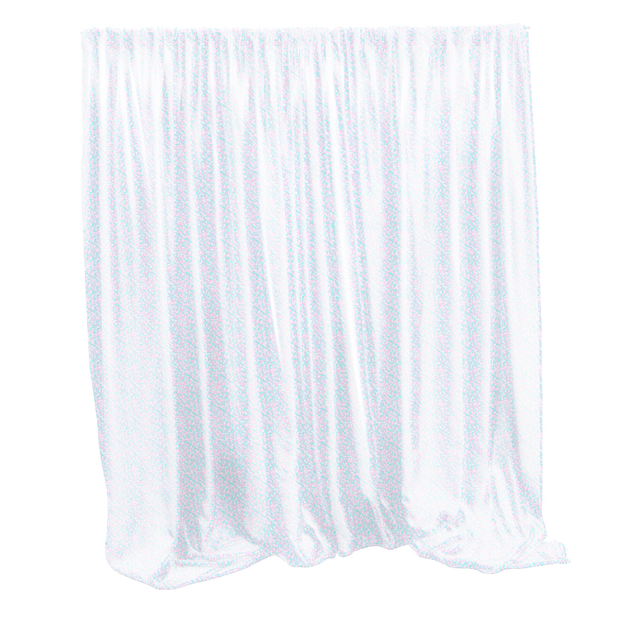 Sequin Backdrop | White Iridescent