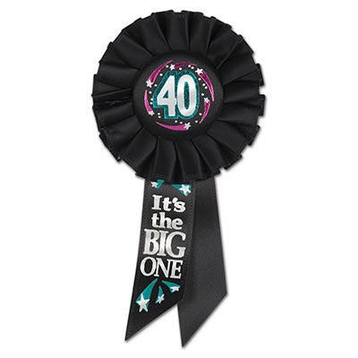 It's the Big One "40" Rosette Ribbon