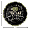Vintage Dude 60 Cake Plates 8ct | Milestone Birthday