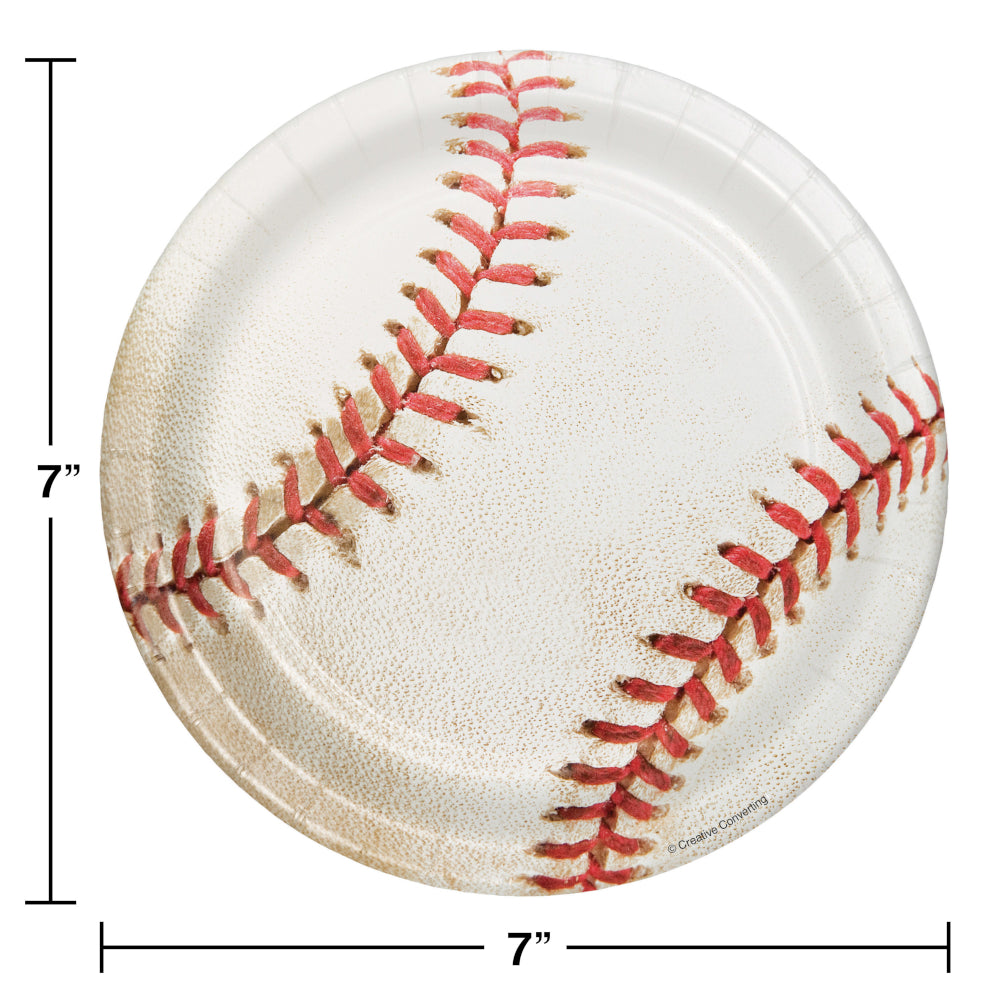 Baseball 7in Dessert Plates 8ct | Sports