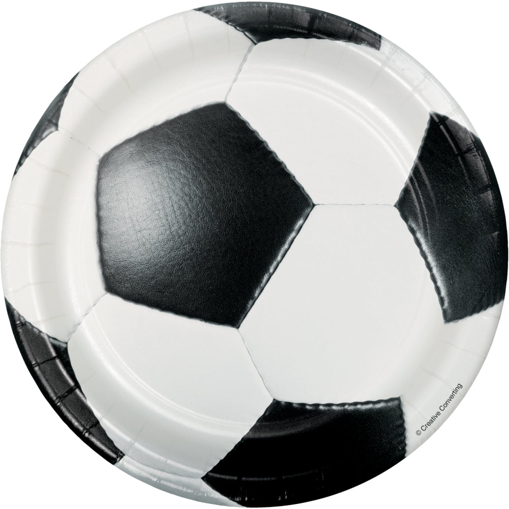 Sports Fanatic - Soccer 7in Cake Plate 8ct | Sports