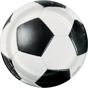 Sports Fanatic - Soccer 7in Cake Plate 8ct | Sports
