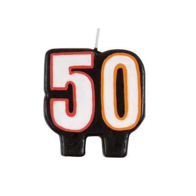 Birthday Candle 50 | Milestone Birthday