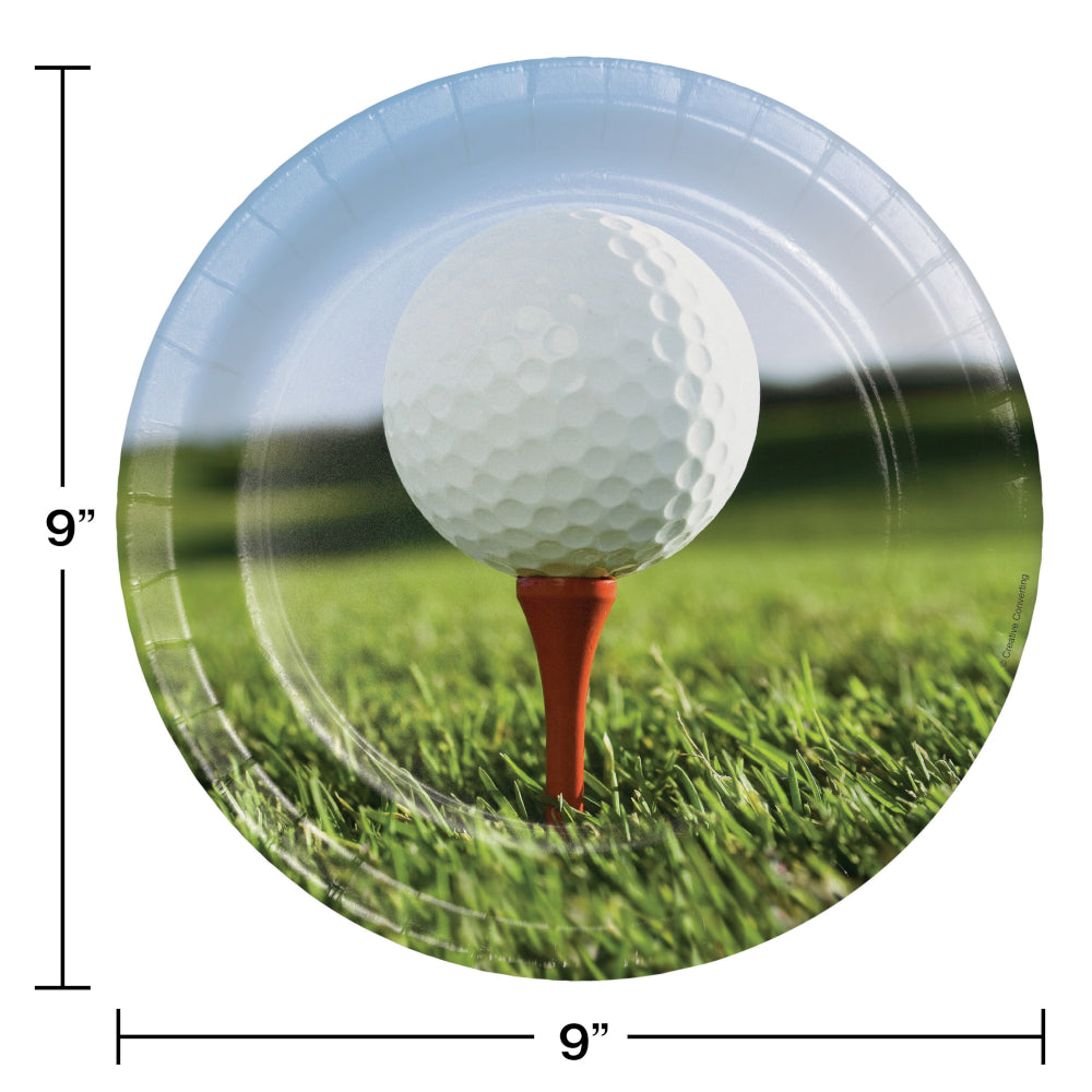 Sports Fanatic- Golf 9in Plates 8ct | Sports