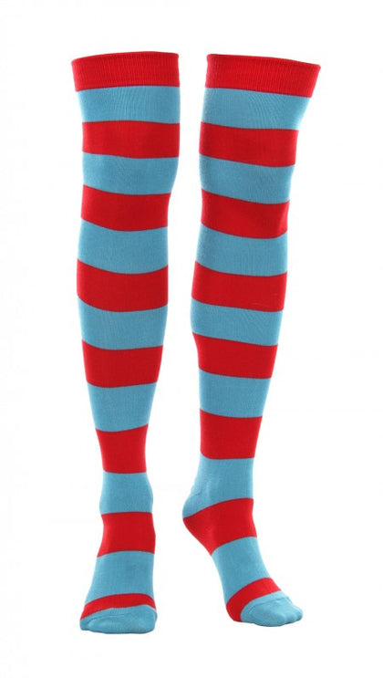 Dr. Seuss The Cat in the Hat Thing 1 & 2 Striped Socks