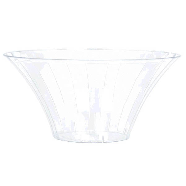 Large Clear Plastic Flared Bowl | Catering