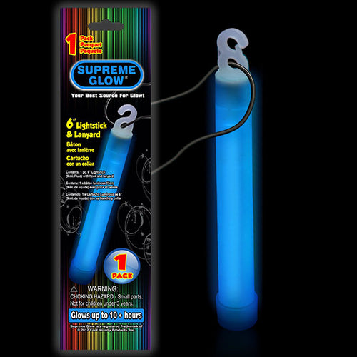 Supreme Glow 6" Lightstick & Lanyard