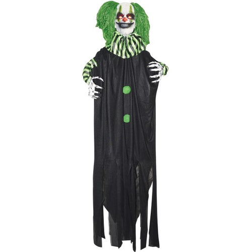 green haired light up clown