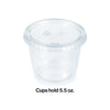 5.5 oz Portion Cups with Lid 16ct