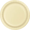 Ivory 10in Paper Dinner Plates 24ct | Solids