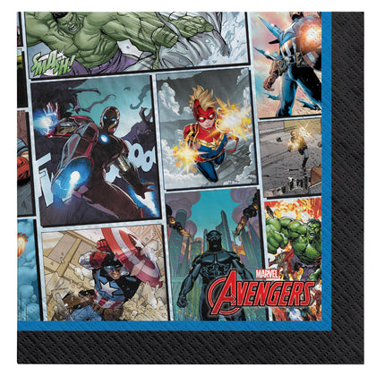 Marvel Avengers Beverage Napkins16ct  | Kid's Birthday