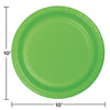 Fresh Lime Paper 10in Dinner Plates 24ct | Solids