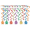 50th Birthday Whirls