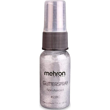 silver Glitter Spray | Mehron