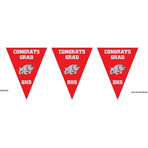 High School Pennant Banner | Graduation
