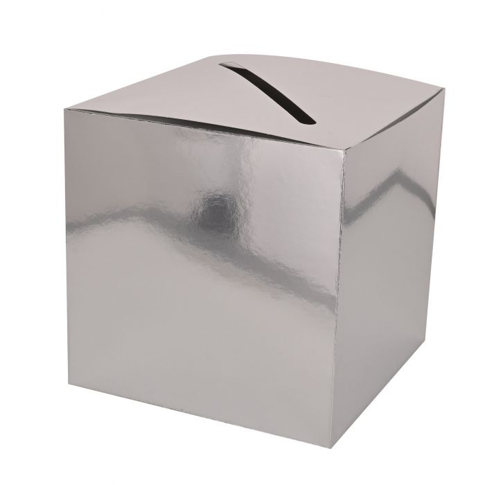 Foil All-Purpose Card Box | Silver
