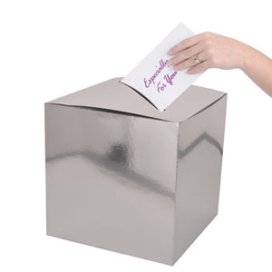 Foil All-Purpose Card Box | Silver