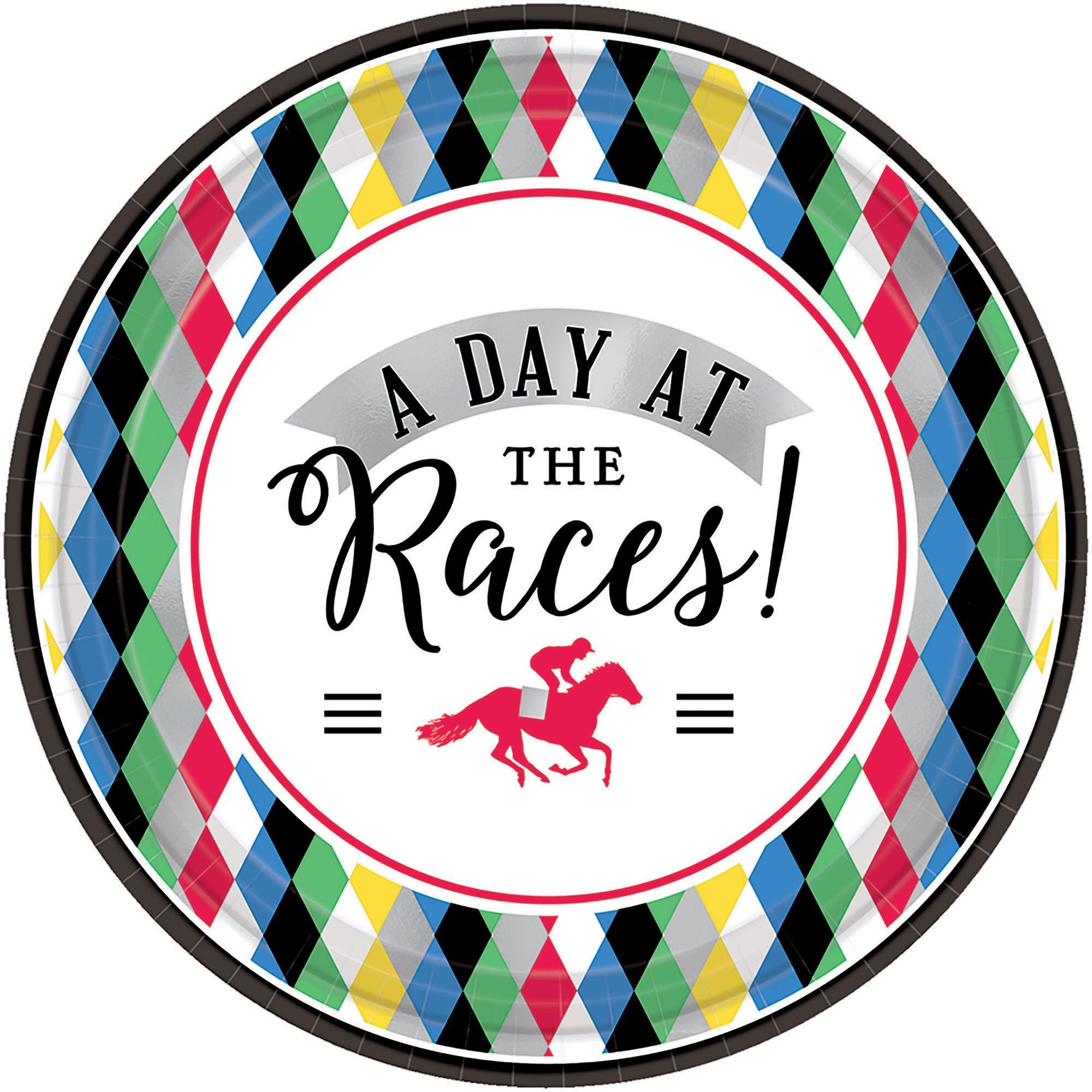 Day at the Races 7in Paper Plates 8ct | Kentucky Derby