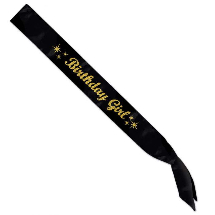 Birthday Girl Glitter Sash | Generic Birthday