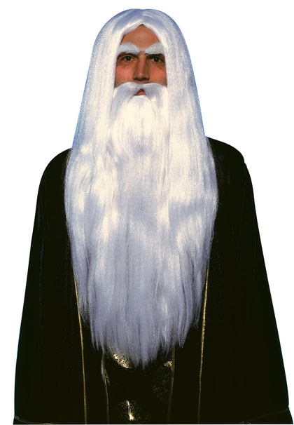 Merlin Wig & Beard Set