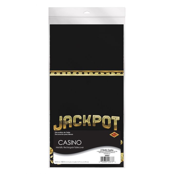Metallic Casino Tablecover