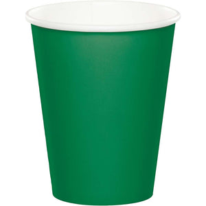 Emerald Green Paper Cups 24ct | Solids