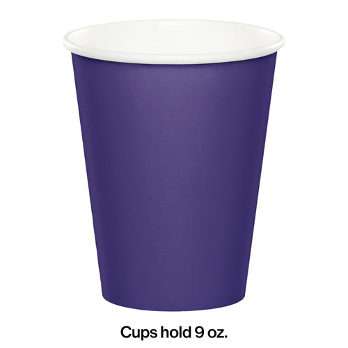 Purple Paper Cups 24ct | Solids