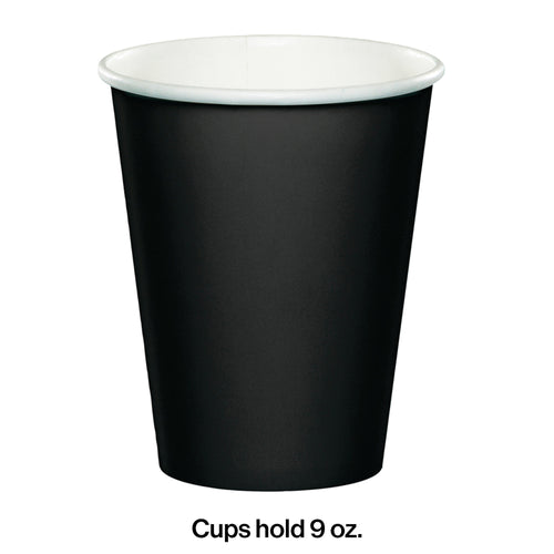 Black Velvet 9oz. Paper Cups 24ct | Solids