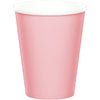 Classic Pink 9oz Paper Cups 24ct | Solids