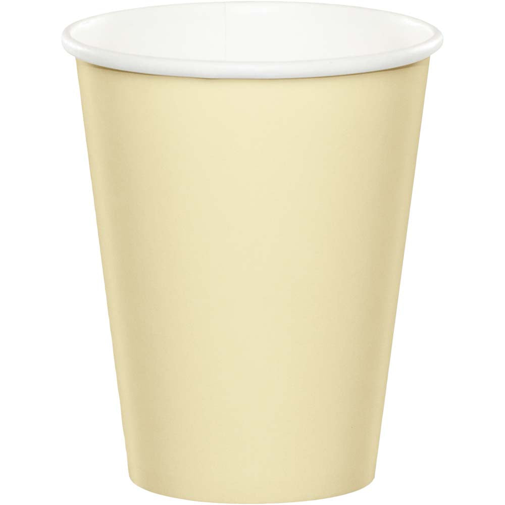 Ivory 9oz Paper Cups 24ct | Solids