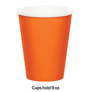 Sun Kissed Orange Paper Cups 24ct | Solids