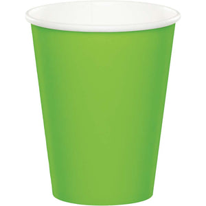 Fresh Lime 9oz Paper Cups 24ct | Solids