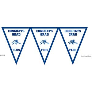 High School Pennant Banner | Graduation