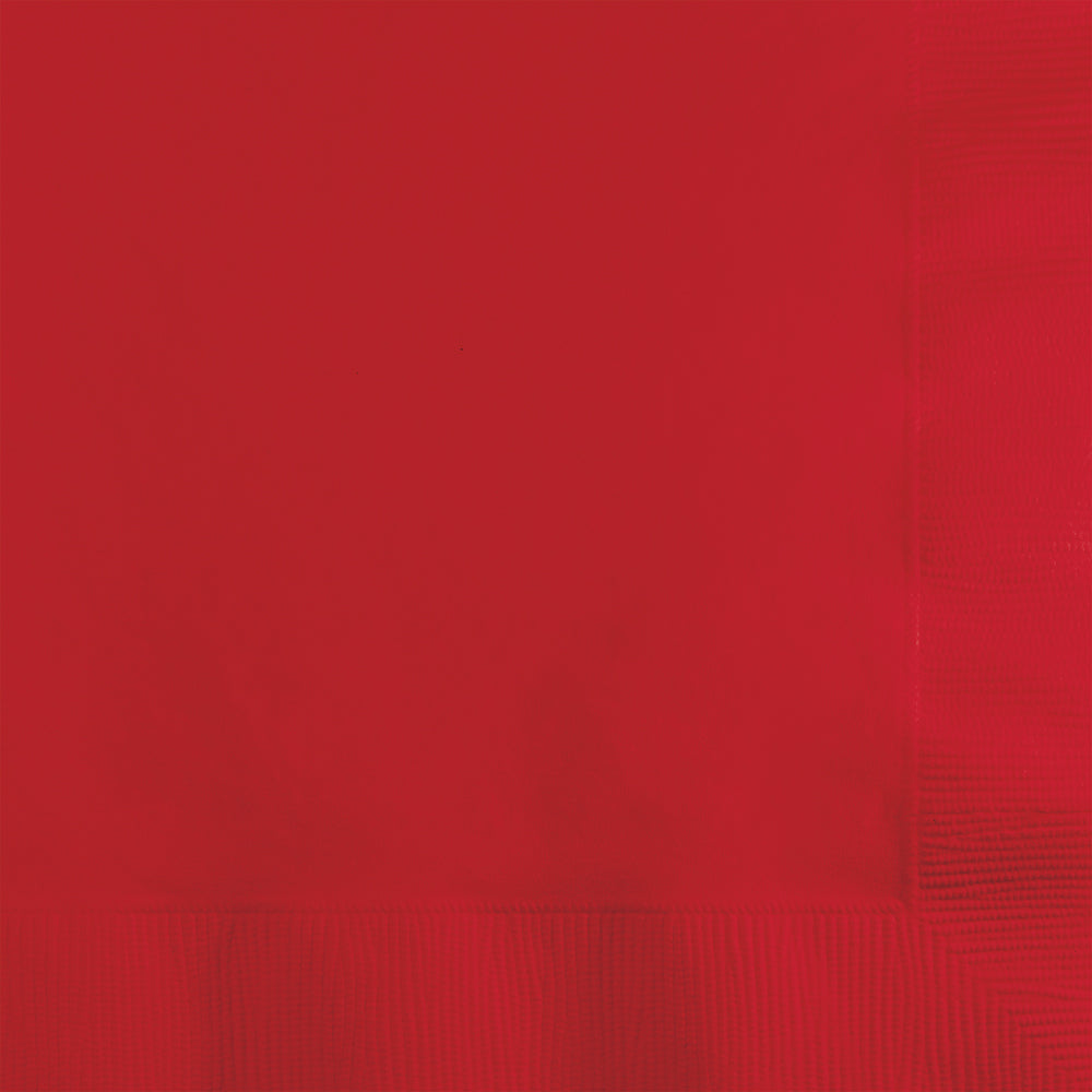 Classic Red Luncheon Napkins 50ct | Solids