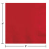 Classic Red Beverage Napkins | Solids