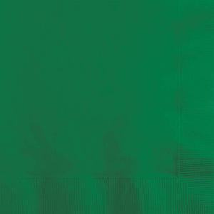 Emerald Green Beverage Napkins 50ct | Solids