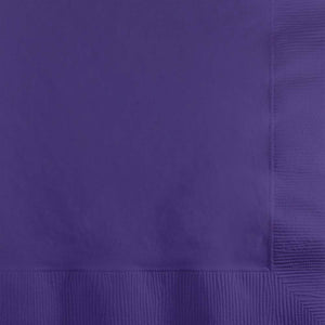 Purple Beverage Napkins 50ct | Solids