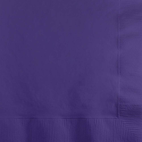 Purple Beverage Napkins 50ct | Solids