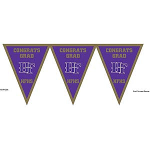 High School Pennant Banner | Graduation
