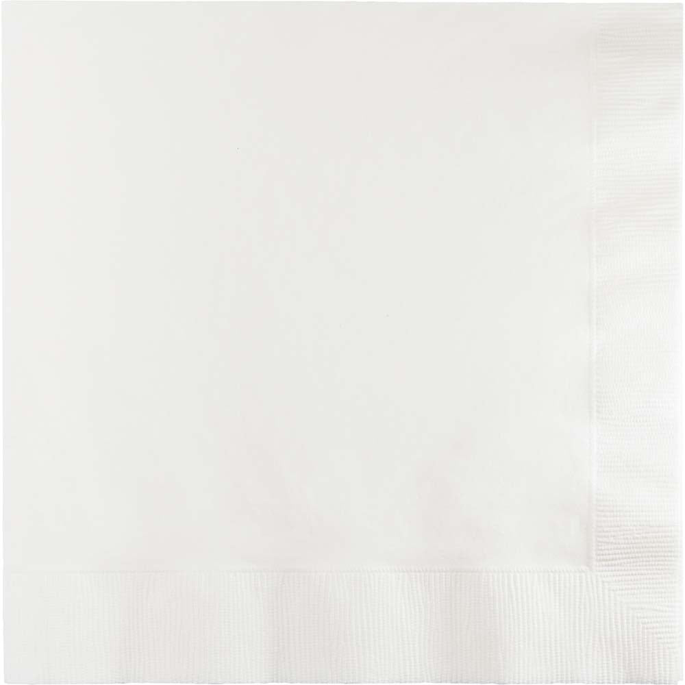 White Luncheon Napkins 50ct | Solids