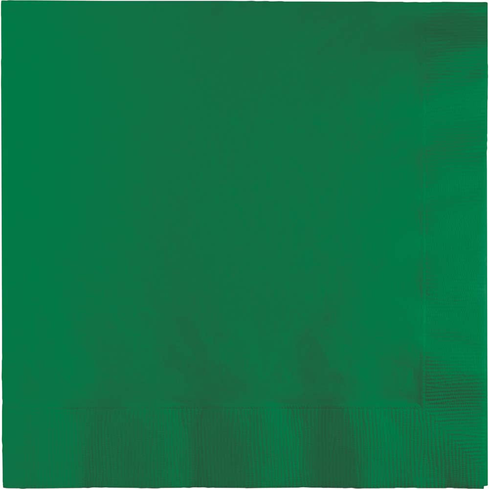 Emerald Green Luncheon Napkins 50ct | Solids