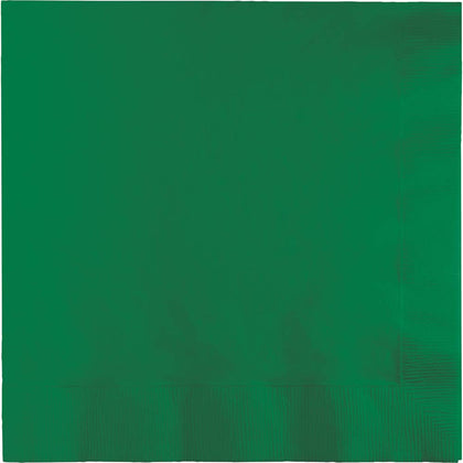 Emerald Green Luncheon Napkins 50ct | Solids