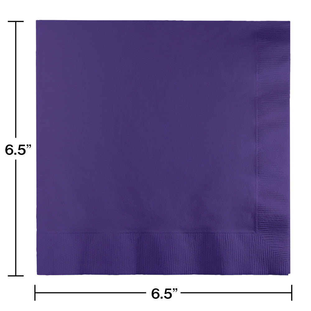 Purple Luncheon Napkins | Solids
