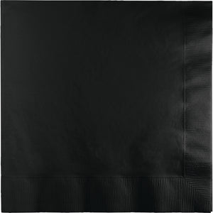Black Velvet Luncheon Napkins 50ct | Solids