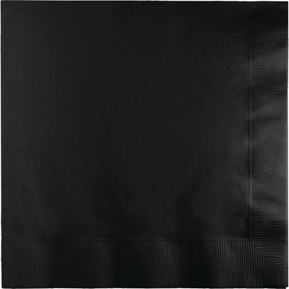 Black Velvet Luncheon Napkins 50ct | Solids