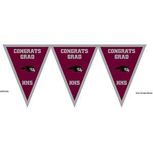 High School Pennant Banner | Graduation